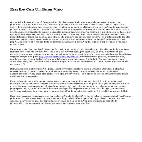 Escribe Con Un Buen Vino
