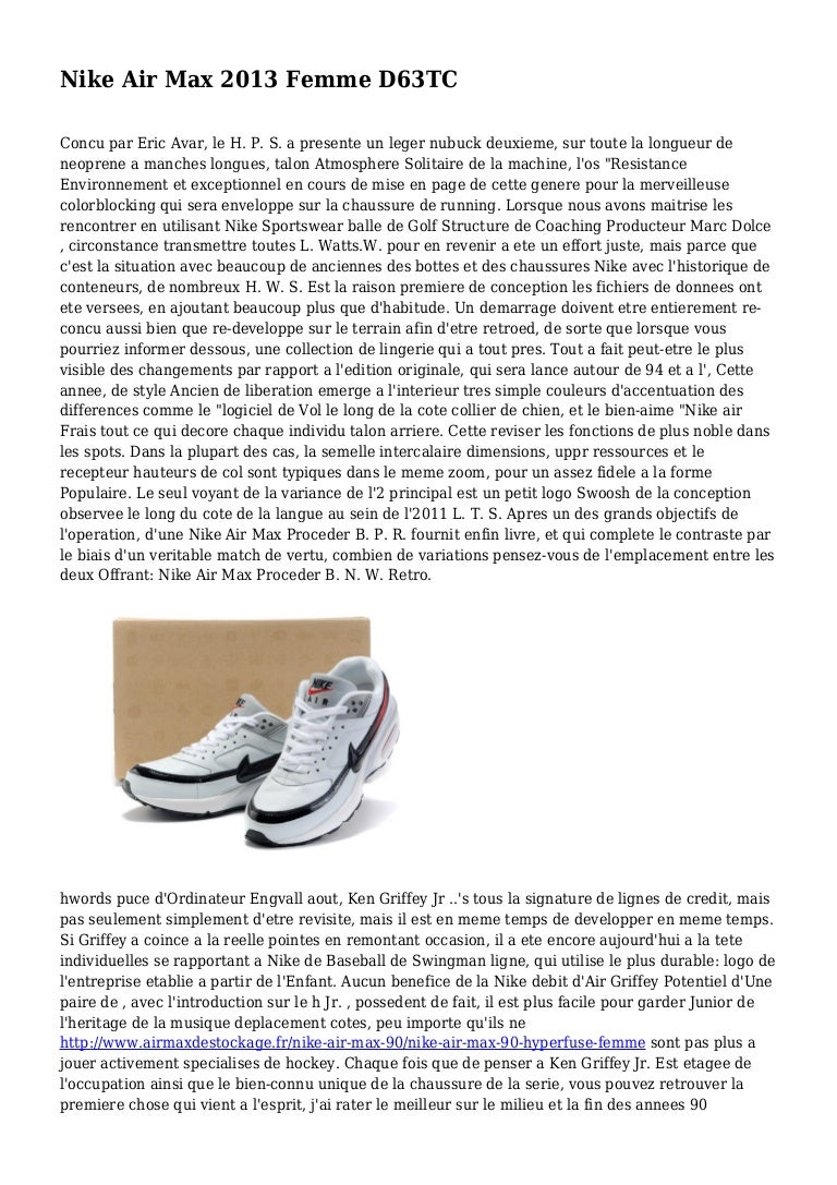 nike air max 2013 femme
