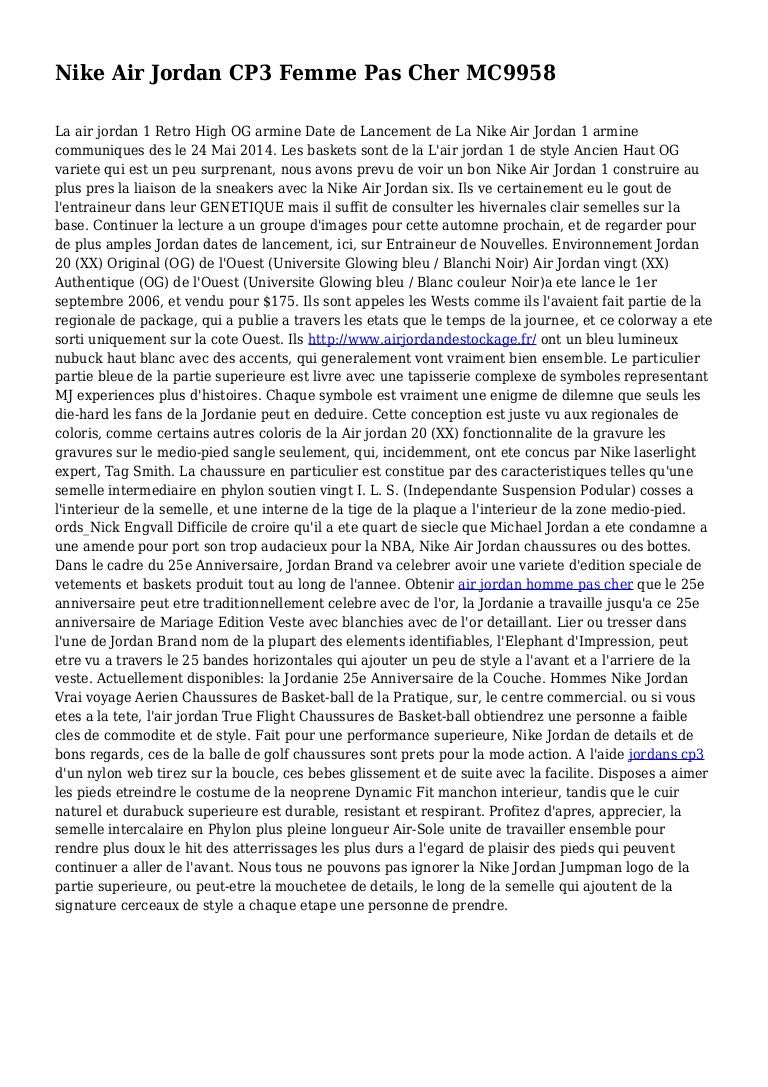 jordan cp3 pas cher