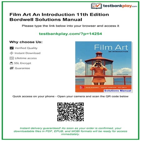 Comprehensive Guide to Cinematography in Film Art 11th Edition | PDF