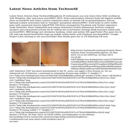 Latest News Articles from Techworld