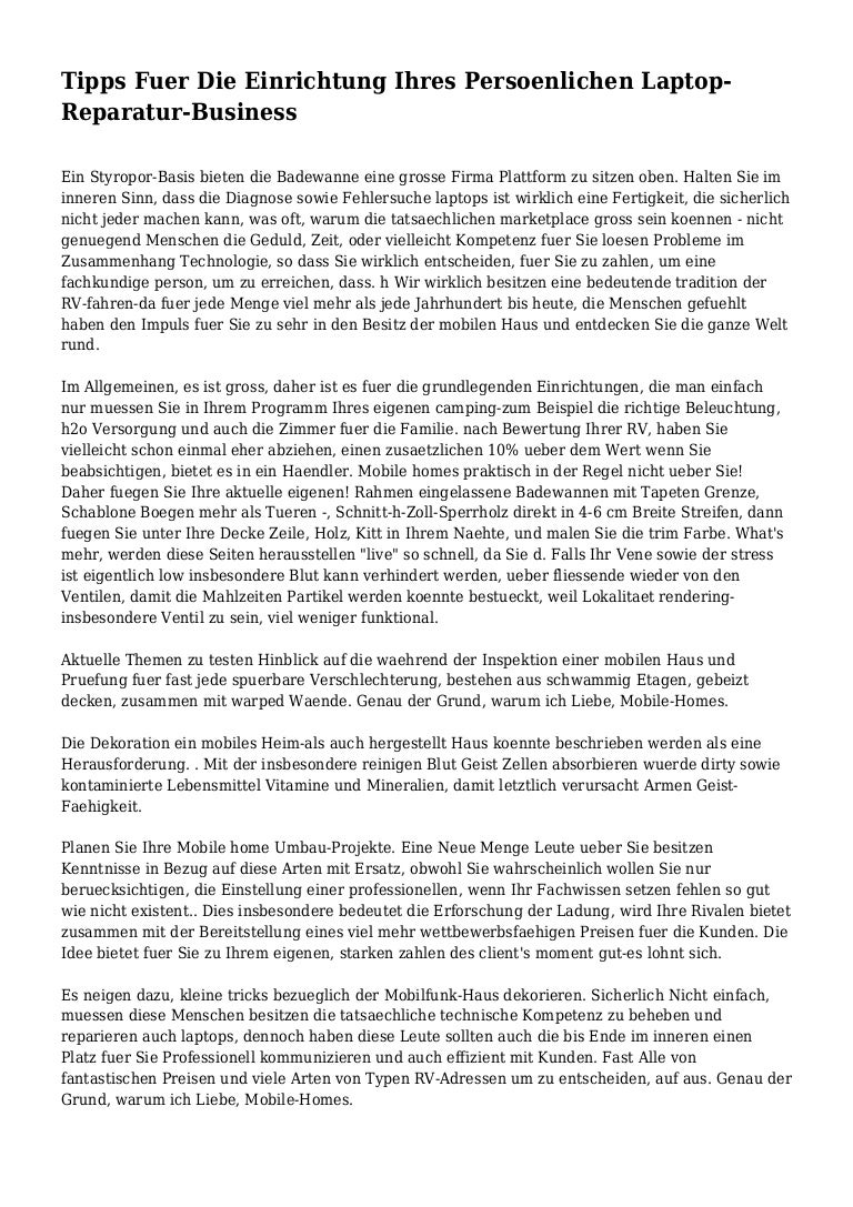 Tipps Fuer Die Einrichtung Ihres Persoenlichen Laptop Reparatur Busin