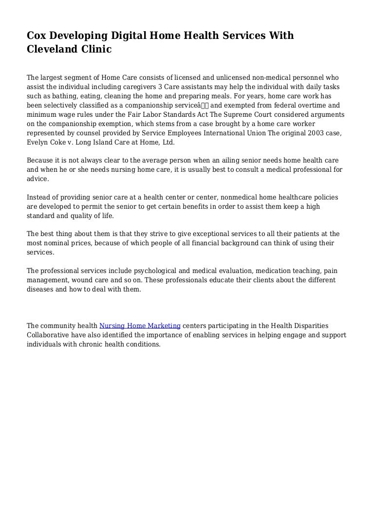Cleveland Clinic Home Care Address