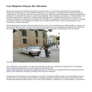 Las Mejores Playas De Alicante