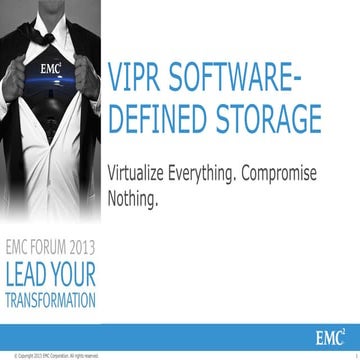 VIPR SOFTWARE-DEFINED STORAGE