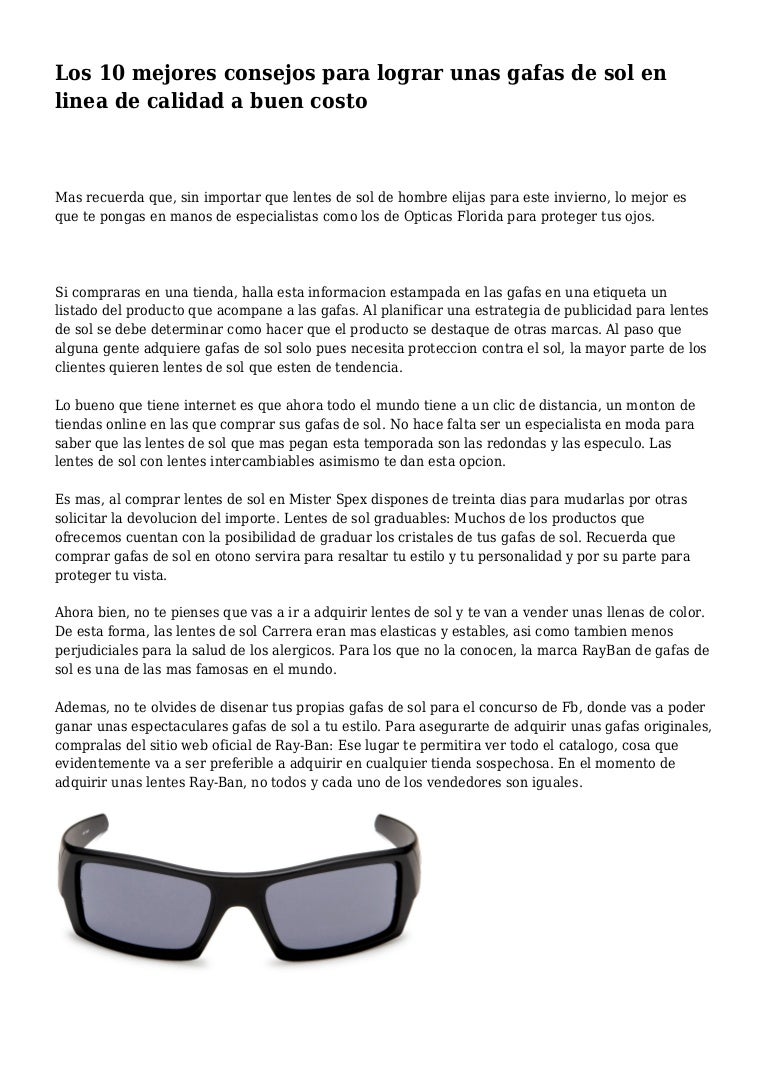 tus gafas de sol online