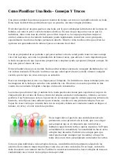 Como Planificar Una Boda - Consejos...