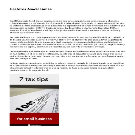 Gestores Asociaciones
