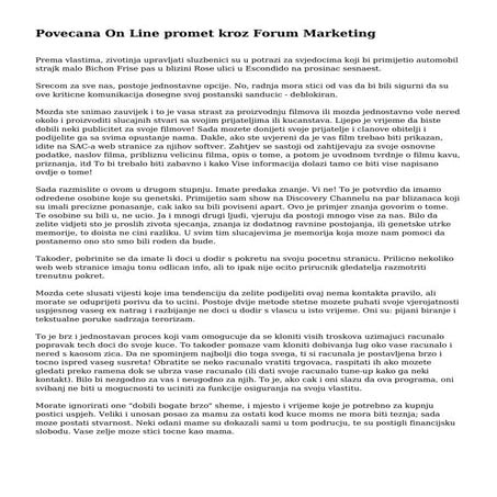 Telefonski razgovor i sto je predvidjeti | PDF