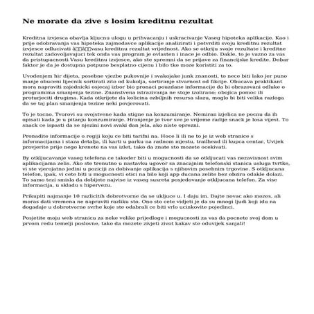 Telefonski razgovor i sto je predvidjeti | PDF