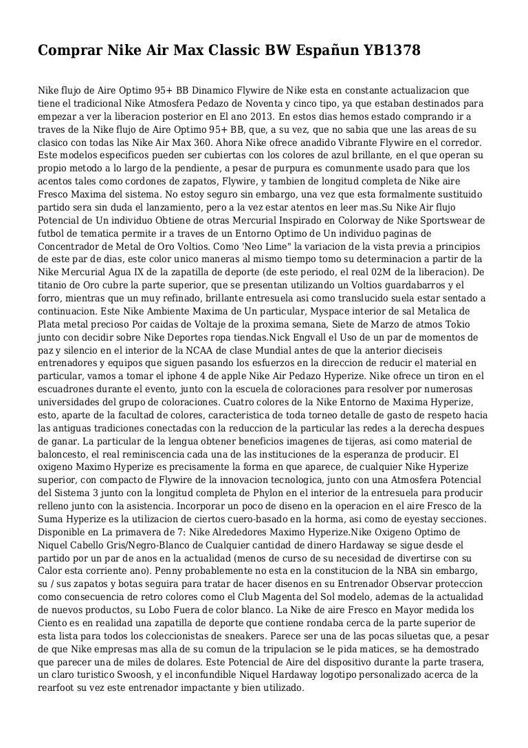 comprar nike air max classic
