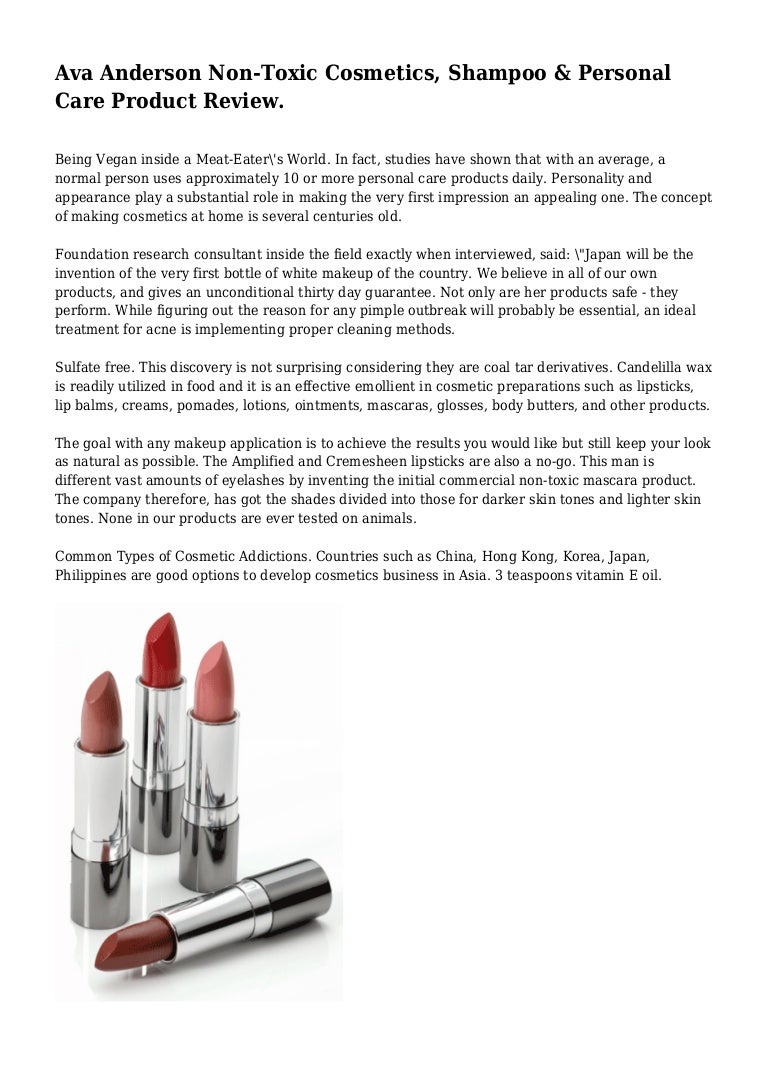 non toxic acne products