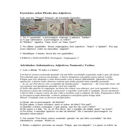 142686437 exercicios-sobre-flexao-dos-adjetivos