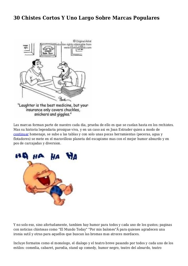 30 chistes cortos 30 chistes cortos y uno largo sobre marcas populares 30 chistes cortos 30 chistes cortos y uno largo sobre marcas populares