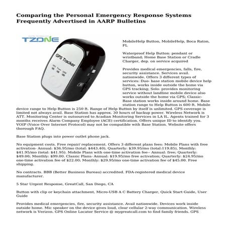 A comprehensive guide to personal emergency response system (pers) | PPTX