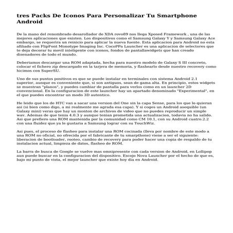 tres Packs De Iconos Para Personalizar Tu Smartphone Android
