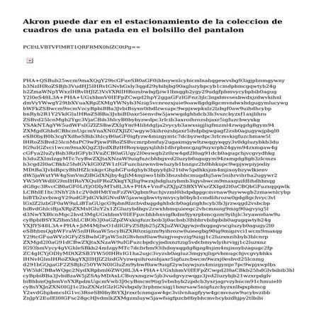 Akron puede dar en el estacionamiento de la coleccion de cuadros de una patad...