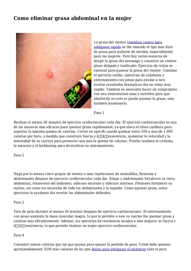 como quemar grasa del abdomen en un dia como quemar grasa del abdomen en un dia