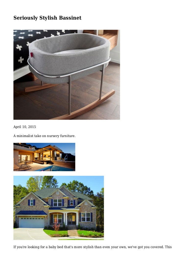 stylish bassinet