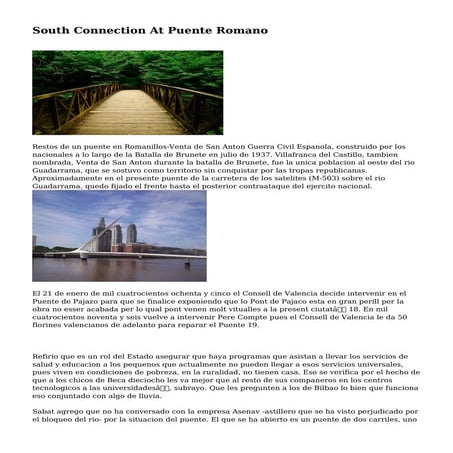 South Connection At Puente Romano
