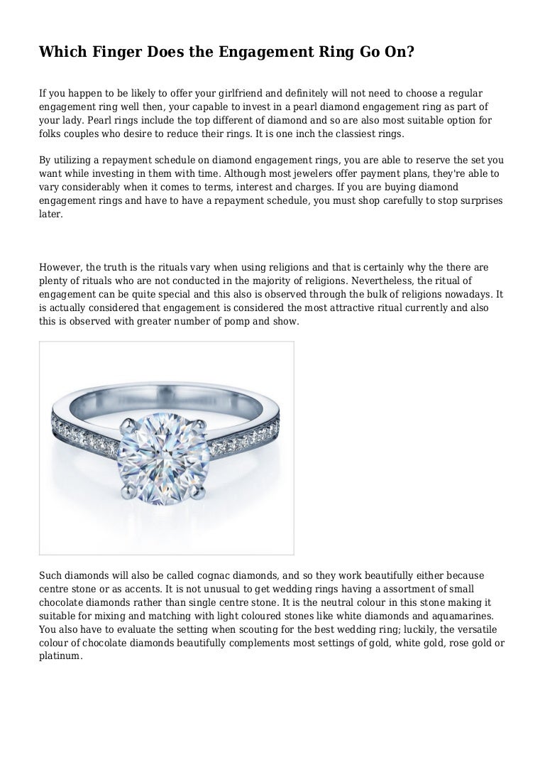 Which Finger Does the Engagement Ring Go On?