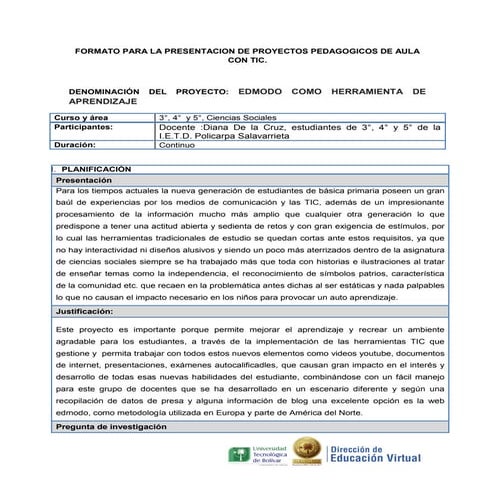 14296   edmodo como herramienta de aprendizaje