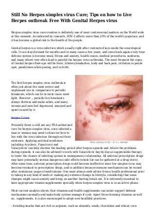 Herpes genitalis dating-sites