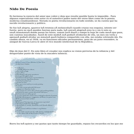Nido De Poesia

