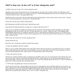 Mẹo hay xử ly be cắn ti luc dang bu mẹ