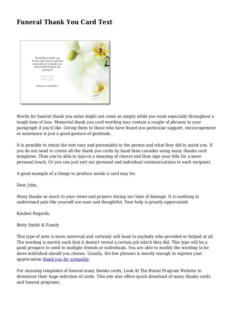 funeral thank you card text memorial thank you cards