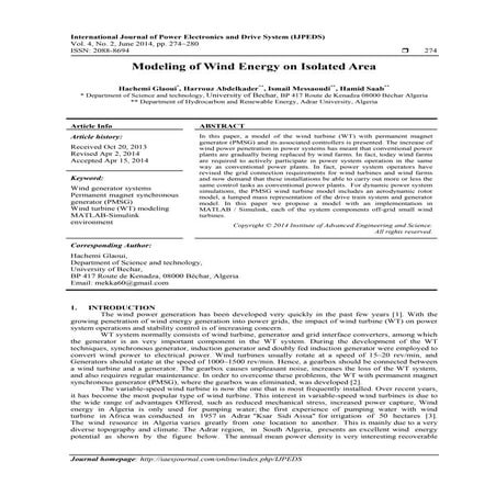 Dynamic behavior of DFIG wind turbine under grid fault conditions (1) | PDF