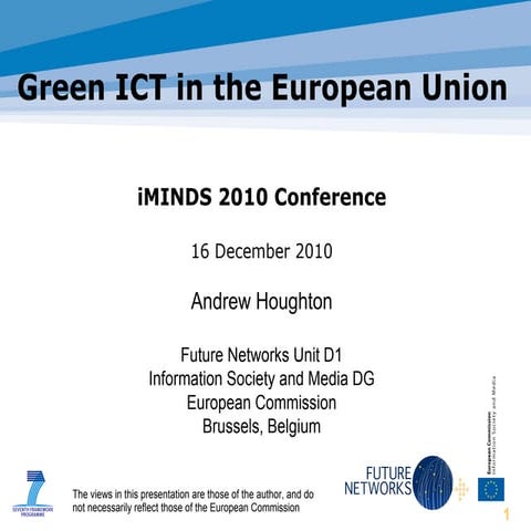 Andrew Houghton - Green ICT in the European Union