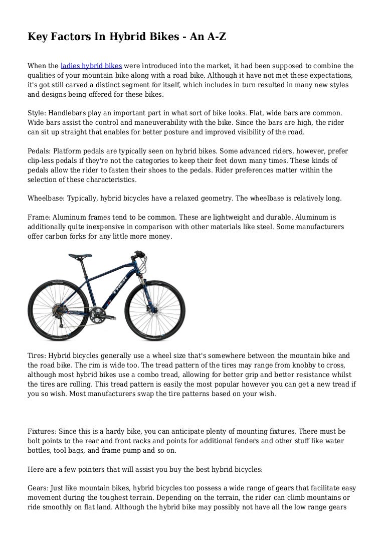 ladies hybrid bicycles