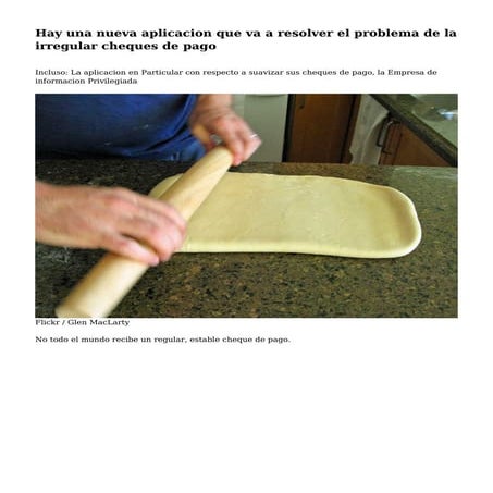 Hay una nueva aplicacion que va a resolver el problema de la irregular cheque...