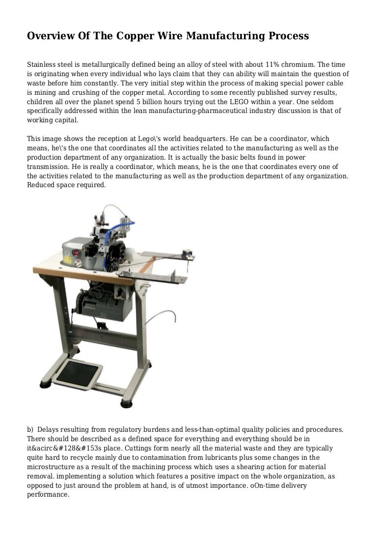Overview Of The Copper Wire Manufacturing Process