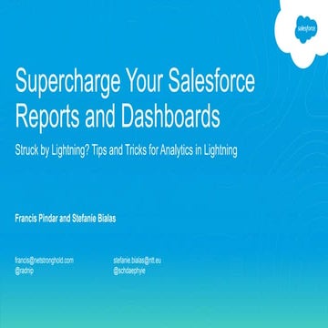 Supercharge your Salesforce Reports and Dashboards
