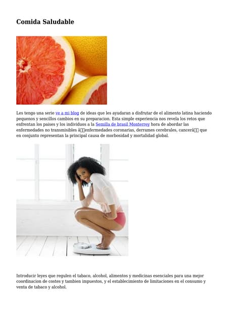 Comida Saludable