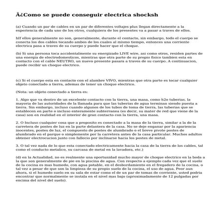 CLARA. USO SEGURO DE LA ELECTRICIDAD | PPTX