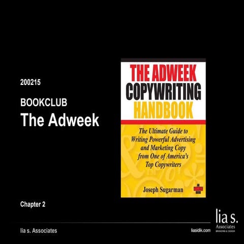 145 200215 The Adweek Copywriting Book by Joseph Sugarman Chapter 2