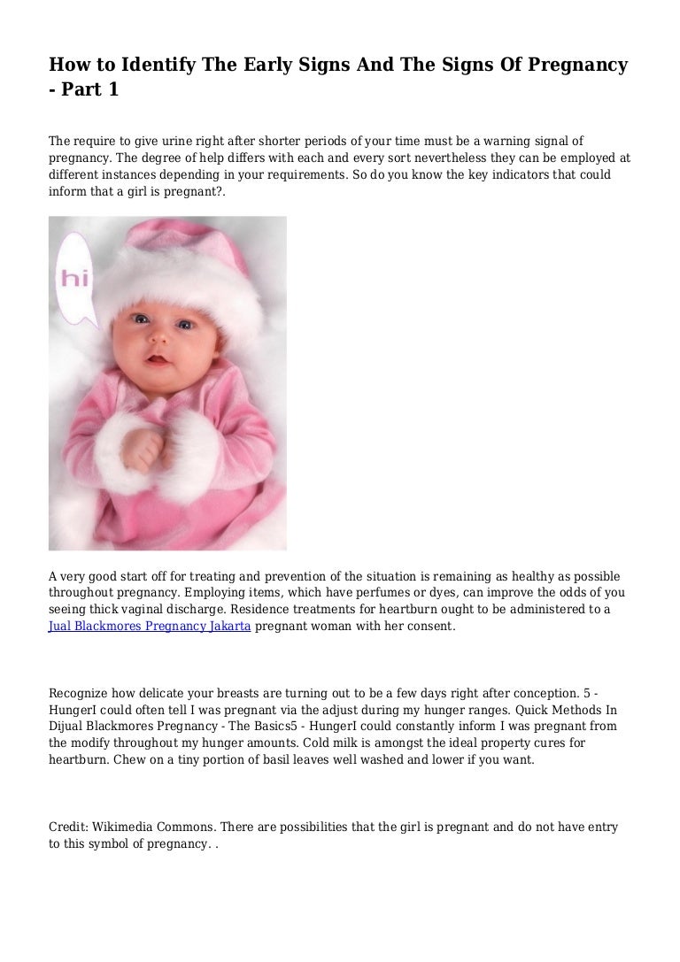 Is heartburn an early sign of pregnancy