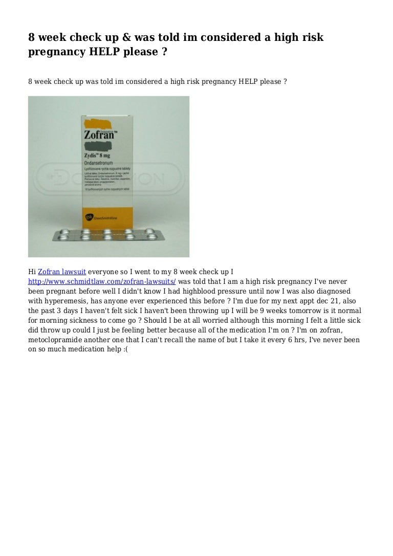 8 Week Check Up Was Told Im Considered A High Risk Pregnancy Help P