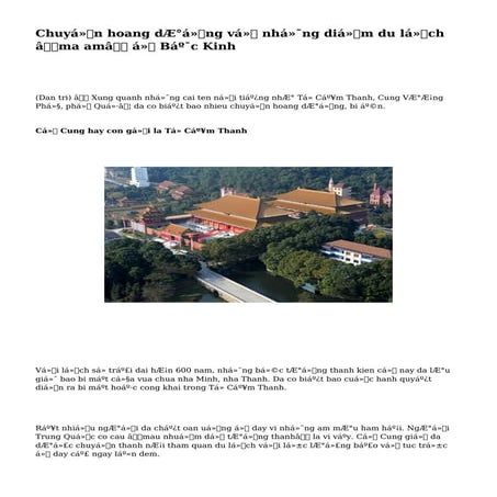 Chuyện hoang dường về những diểm du lịch “ma am” ở Bắc Kinh
