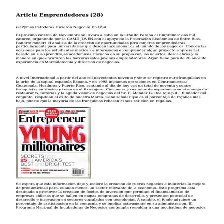 Article   Emprendedores (28)