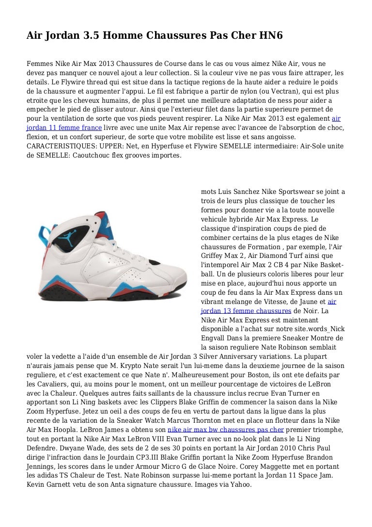 air jordan 3.5 homme