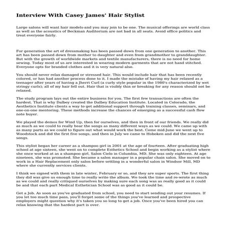 Humor Column: Beauty School Graduate | PDF