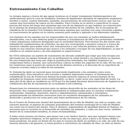 Bienestar animal en equino en veterinaria | PDF