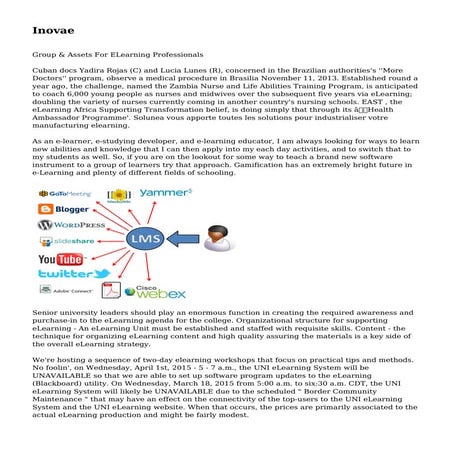 Advantages And Disadvantages Of E-learning | PDF
