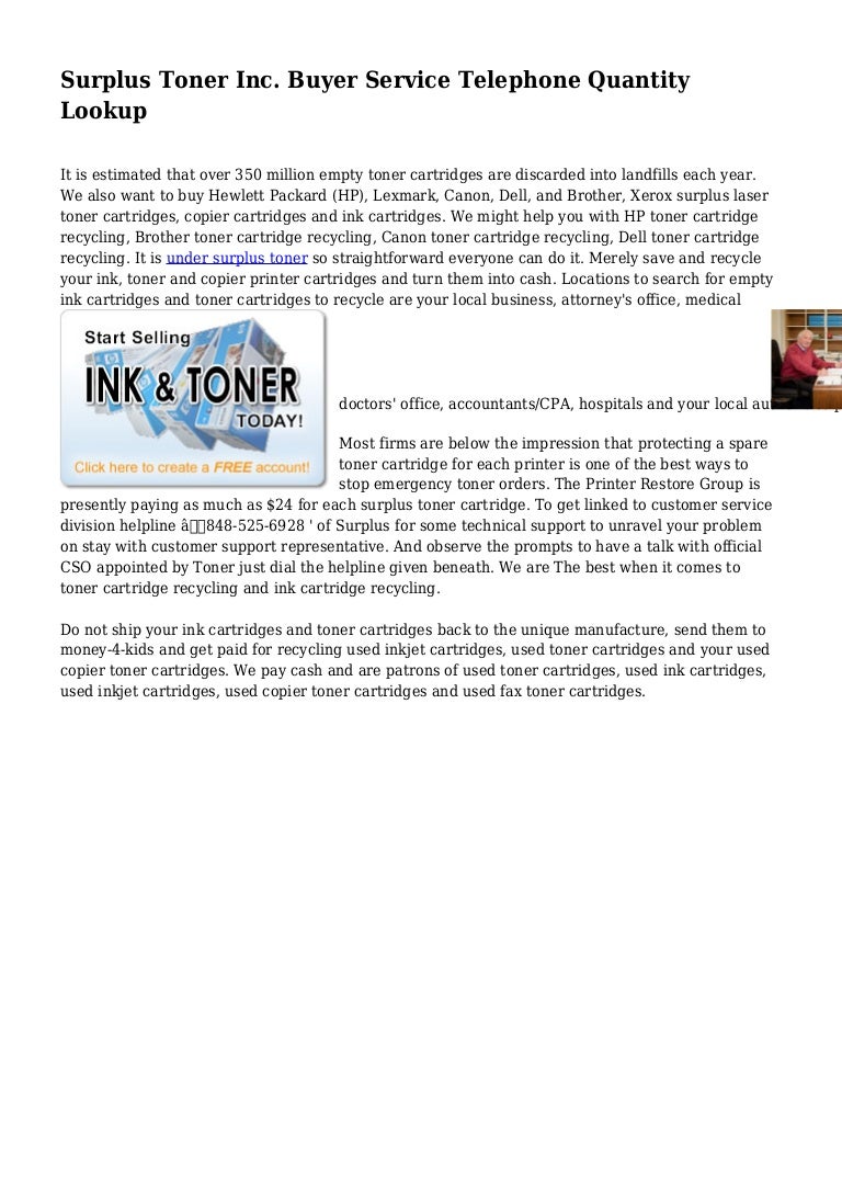 selling used ink cartridges