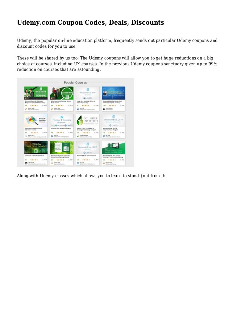 Android udemy free coupon
