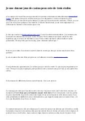 casino jeu